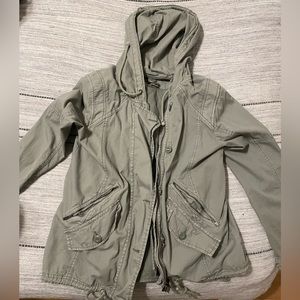 Green cargo jacket
